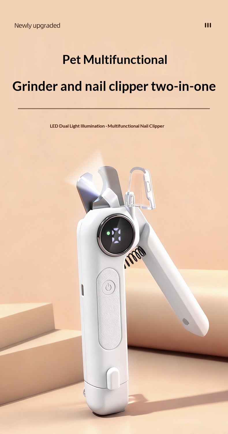 2-in-1 Dog Nail Clippers & Pet Nail Grinder