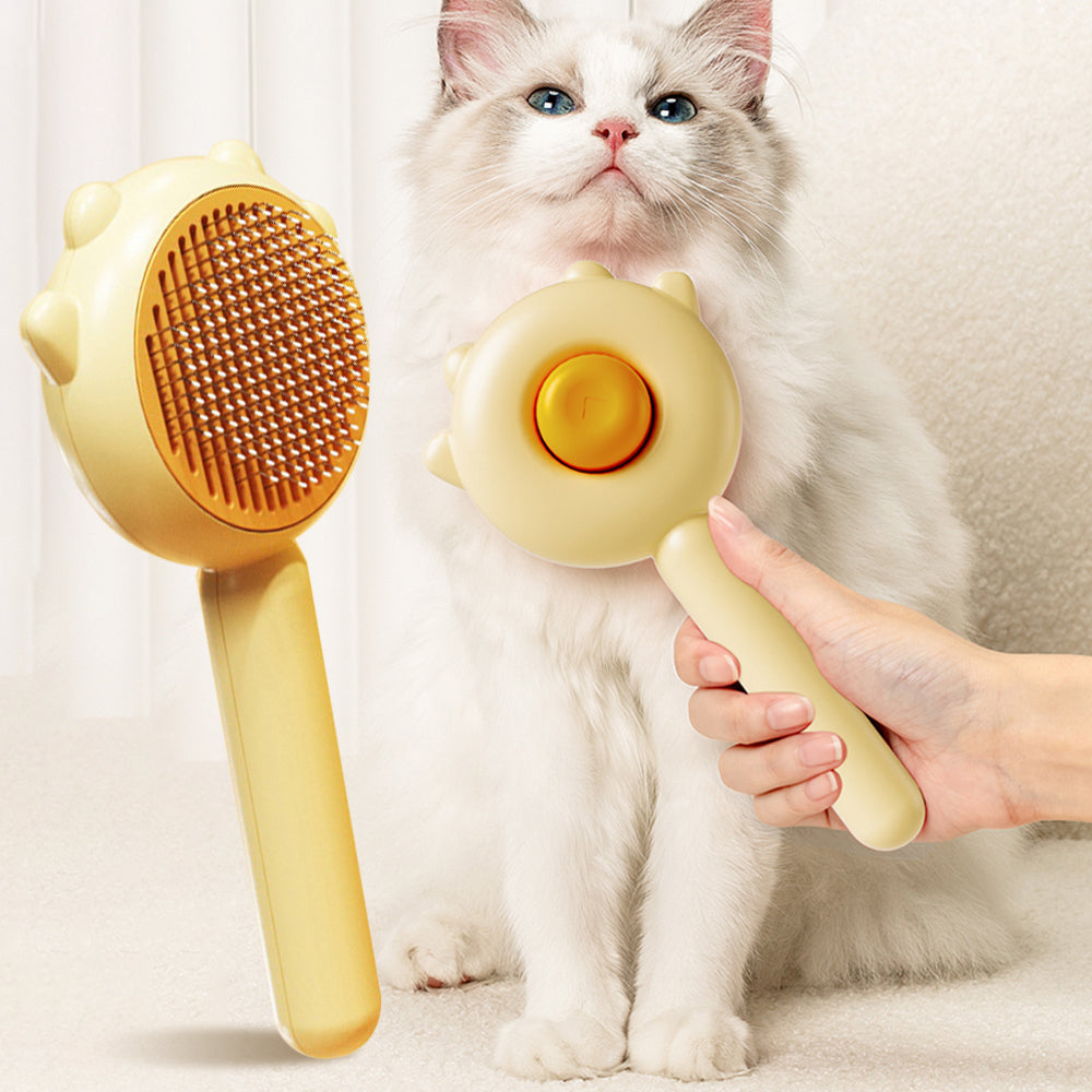 Pet Hair Removal Massage Comb for Cats & Dogs