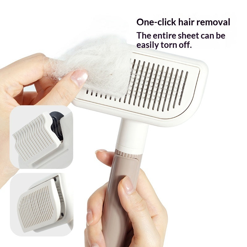 3-in-1 Pet Deshedding Brush | Groom, Detangle & Fur Remover
