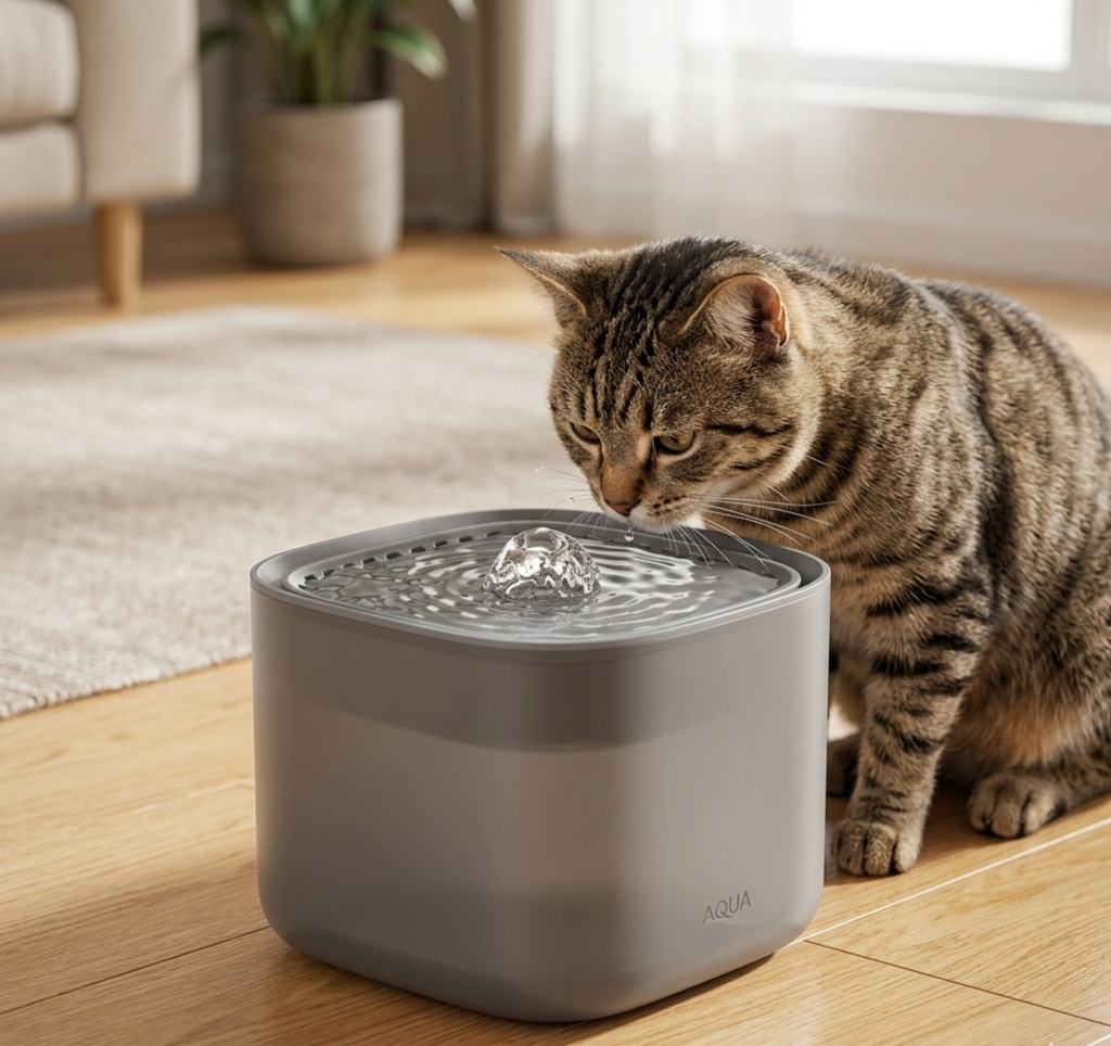 Smart Automatic Pet Water Fountain | Ultra-Quiet Filtered Water Dispenser for Cats & Dogs