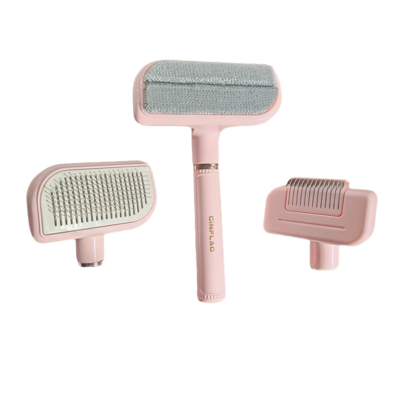 3-in-1 Pet Deshedding Brush | Groom, Detangle & Fur Remover