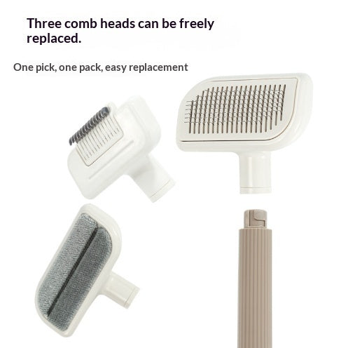 3-in-1 Pet Deshedding Brush | Groom, Detangle & Fur Remover